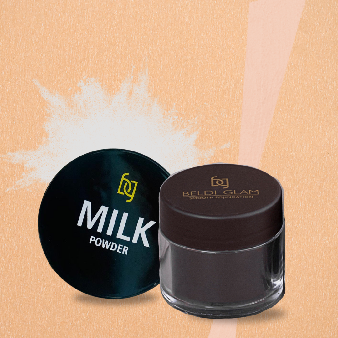 Smooth foundation with milk powder
